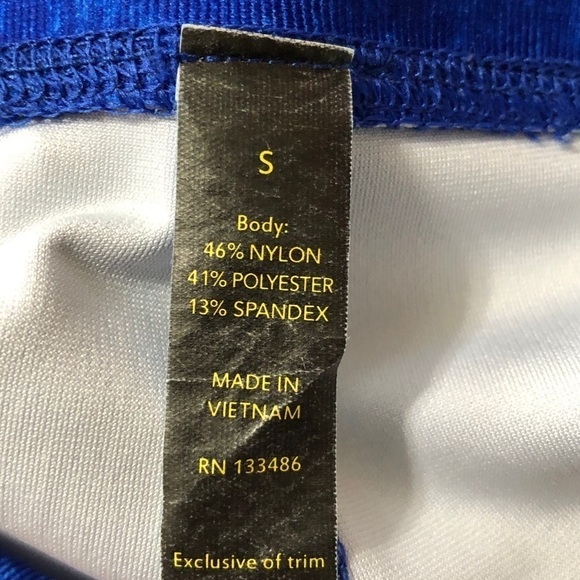 90 Degree by Reflex bright blue leggings, small - Picture 6 of 6